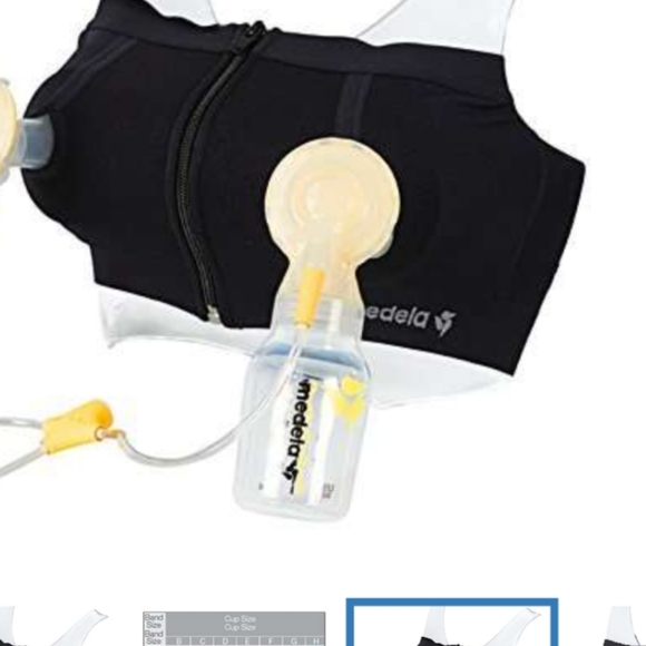 Medela Easy Expression Bustier Black, Medium...New - Picture 4 of 7